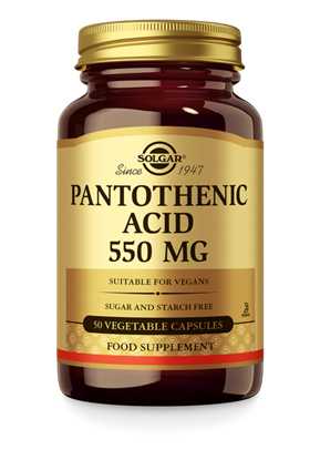 SOLGAR PANTOTHENIC ACID 550MG 50ST